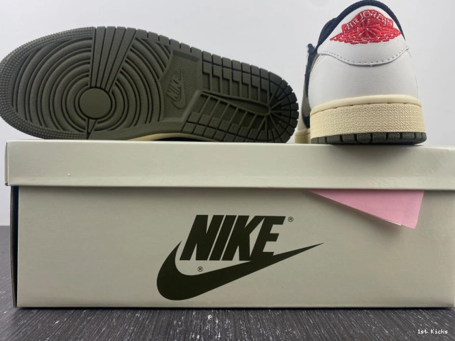 OG 1 Air DZ4137-106 WMNS Olive Jordan x Scott Low Travis 0520